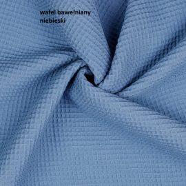 wafel-bawelniany-niebieski